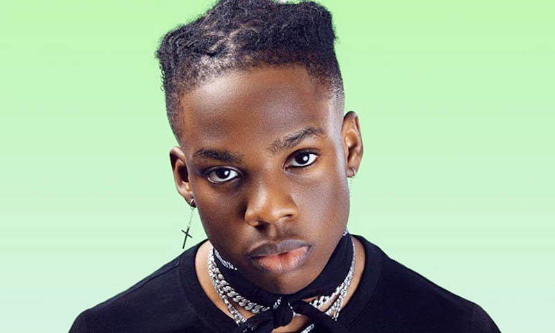 Picture showing Rema, a Nigerian musician who is a GWR holder