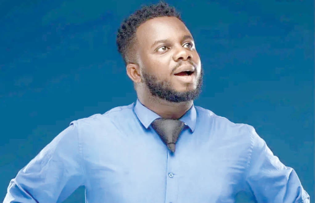 Picture showing Nigerian comedian who is popular for his funny memes