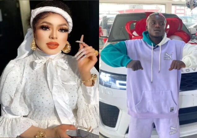 picture showing Nigerian entertainment Celebrities, Portable Baeby and Bobrisky entertainment