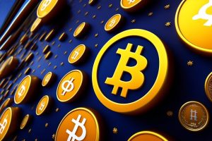 Picture showing bitcoin as one of the major cryptocurrencies Nigerians have adopted to replace Ponzi schemes