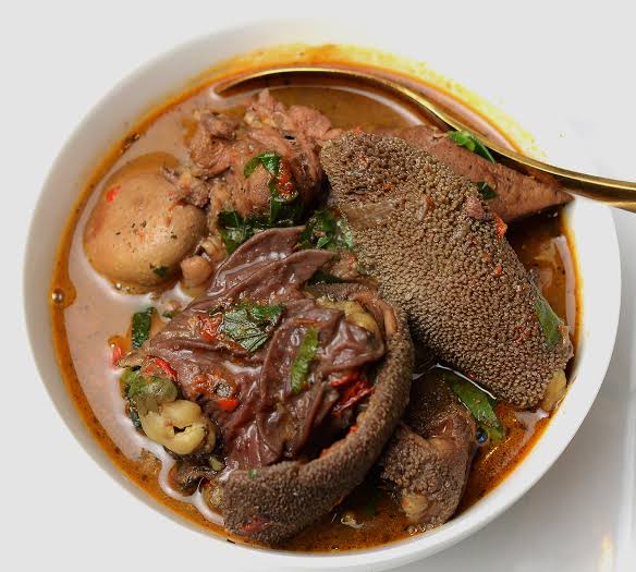 Picture showing pepper soup as Nigerian comfort food