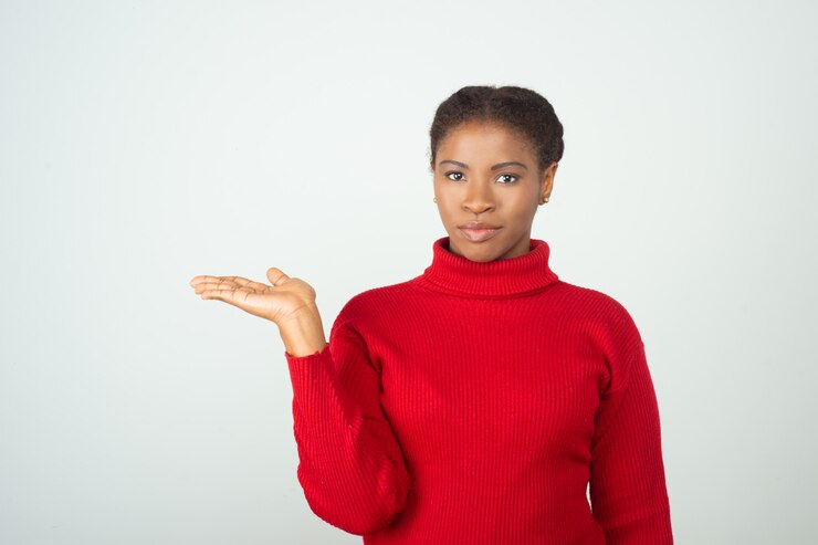 Picture showing young lady looking to people for validation as a result of her childhood trauma