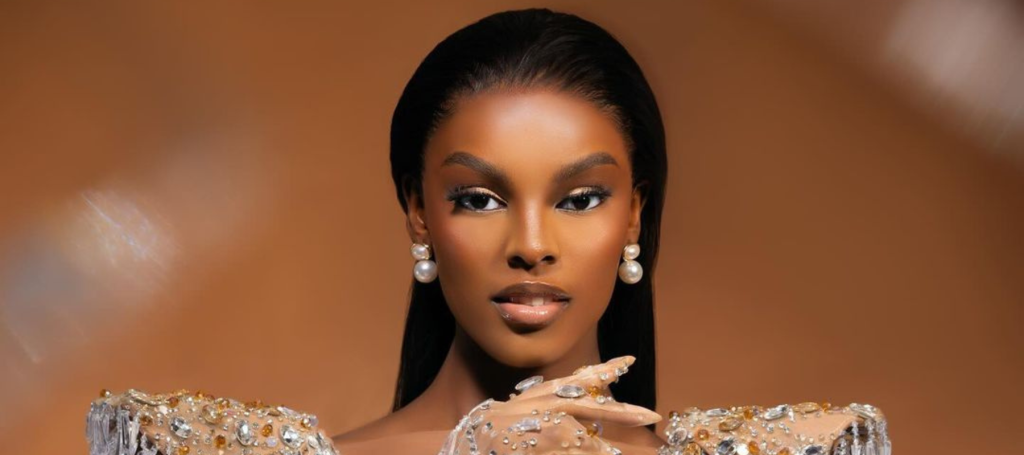 Picture showing, Chidinma Adetshina, the first runner up, Miss Universe 2024.