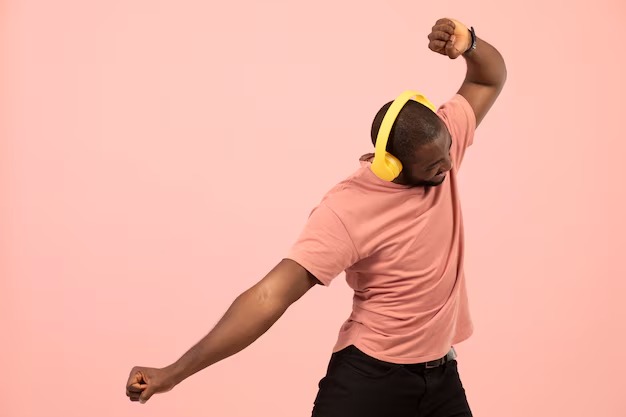 picture showing man dancing as a mental health exercise