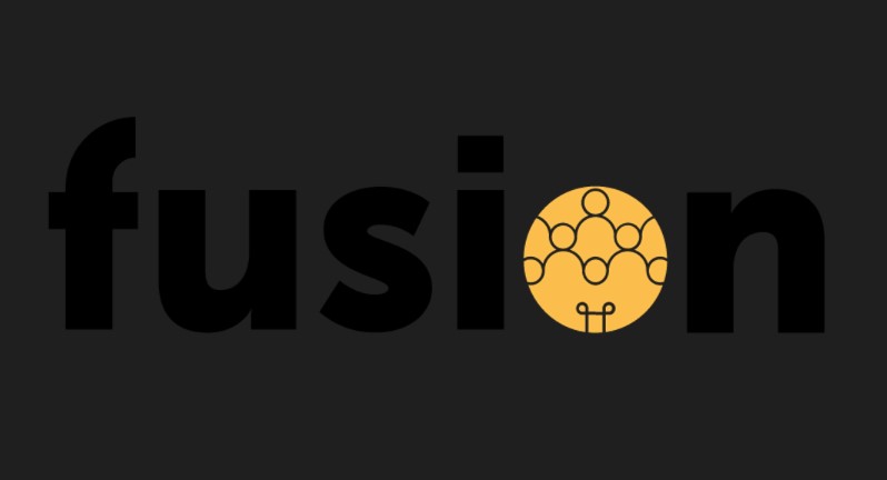 picture showing Fusion logo, a social fintech