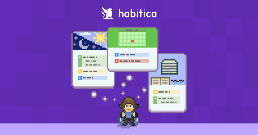 picture showing Habitica dashboard 