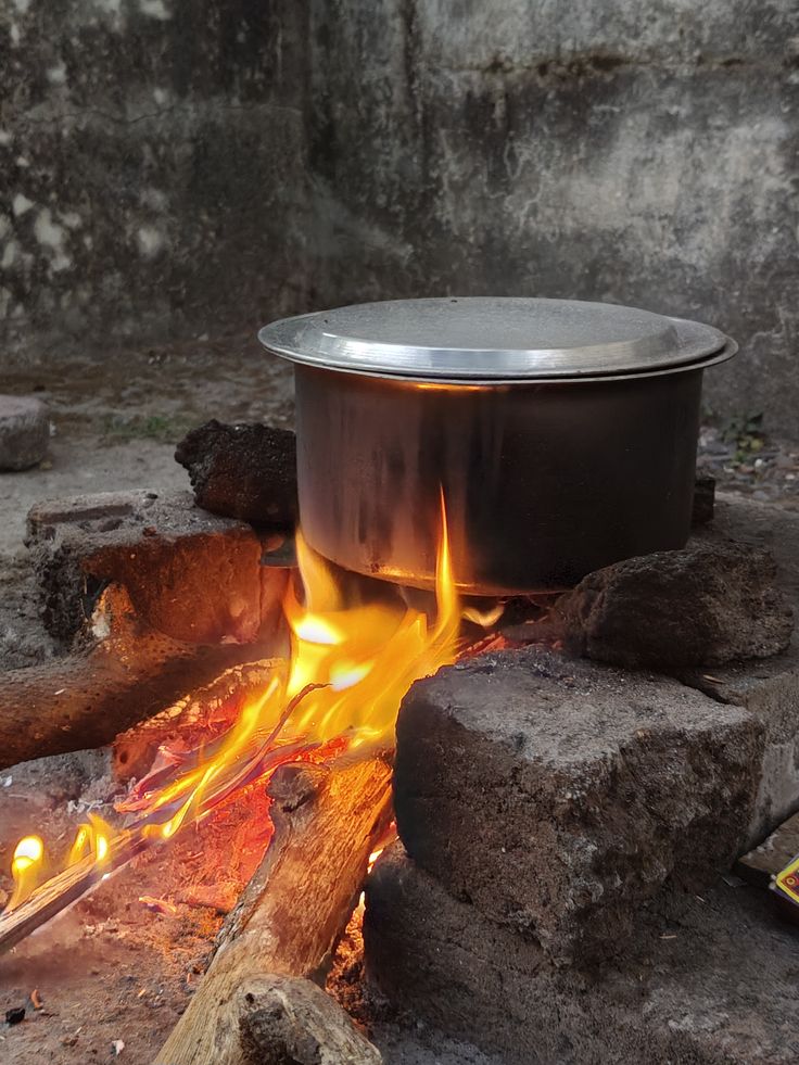 Prepare your Egusi soup with firewood