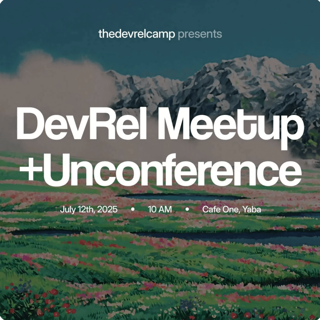 DevRel Meetup event