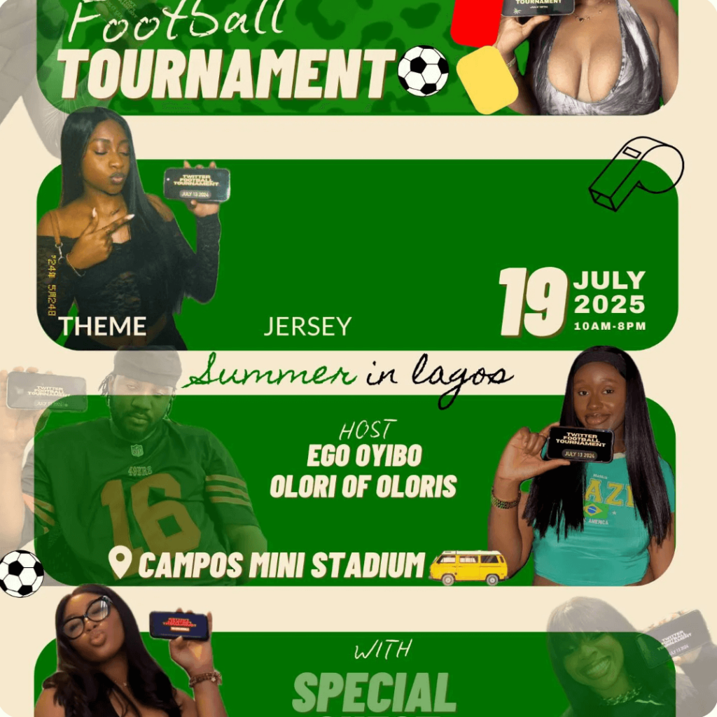 Twitter Football Tournament. Events in Lagos, Nigeria.