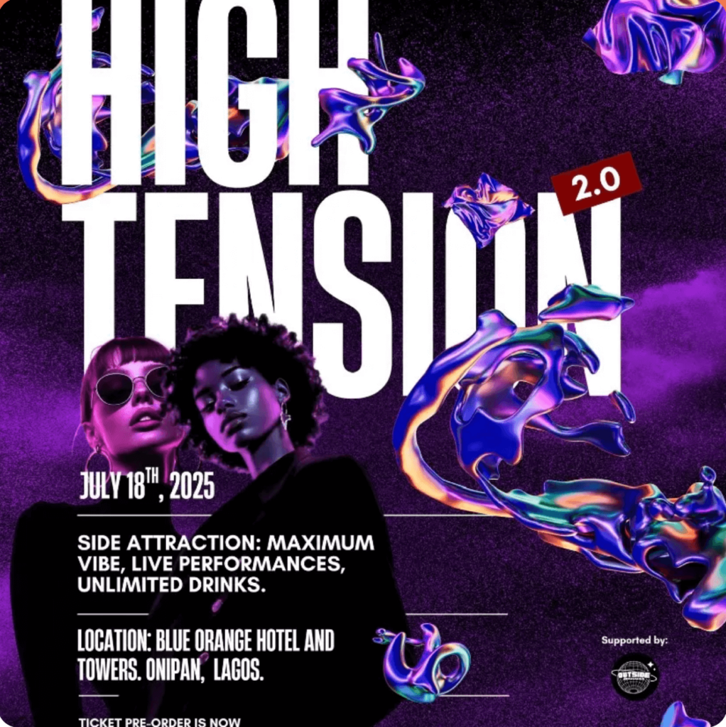 High Tension 2.0. Events in Lagos, Nigeria.