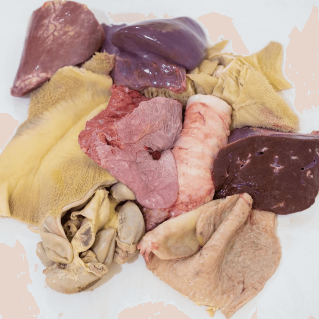 Nigerians eating Cow Intestines