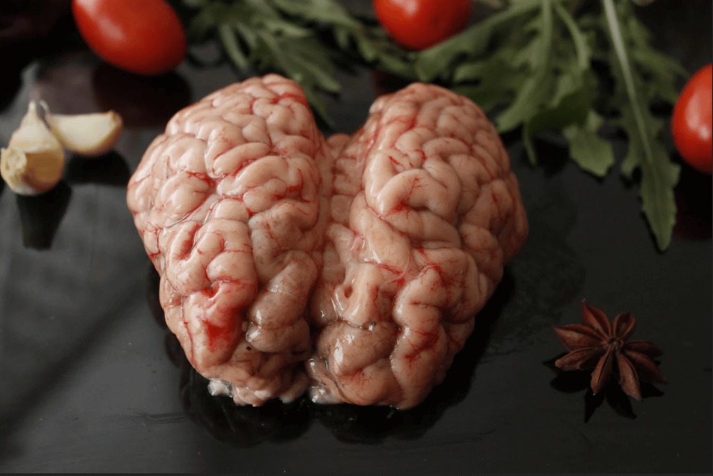 Nigerians eating Cow Brain