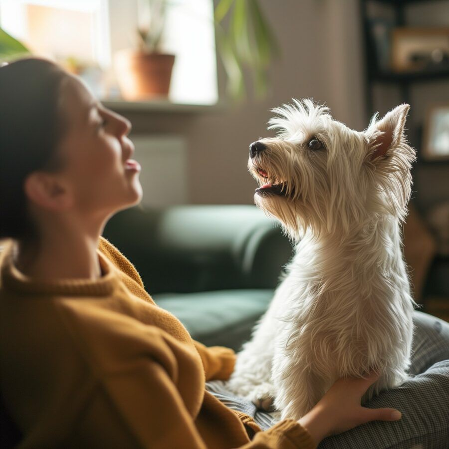 Why Co-working Might Be the Best Thing That Happened to Remote Workers. Talking with a pet.