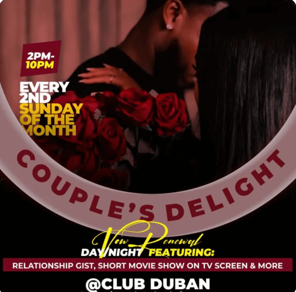 upcoming events in Lagos: Couple’s Delight 