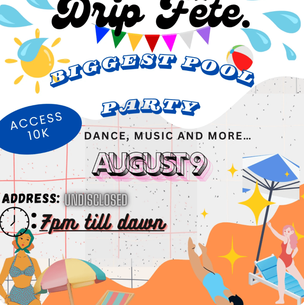 Drip Féte Event in Lagos