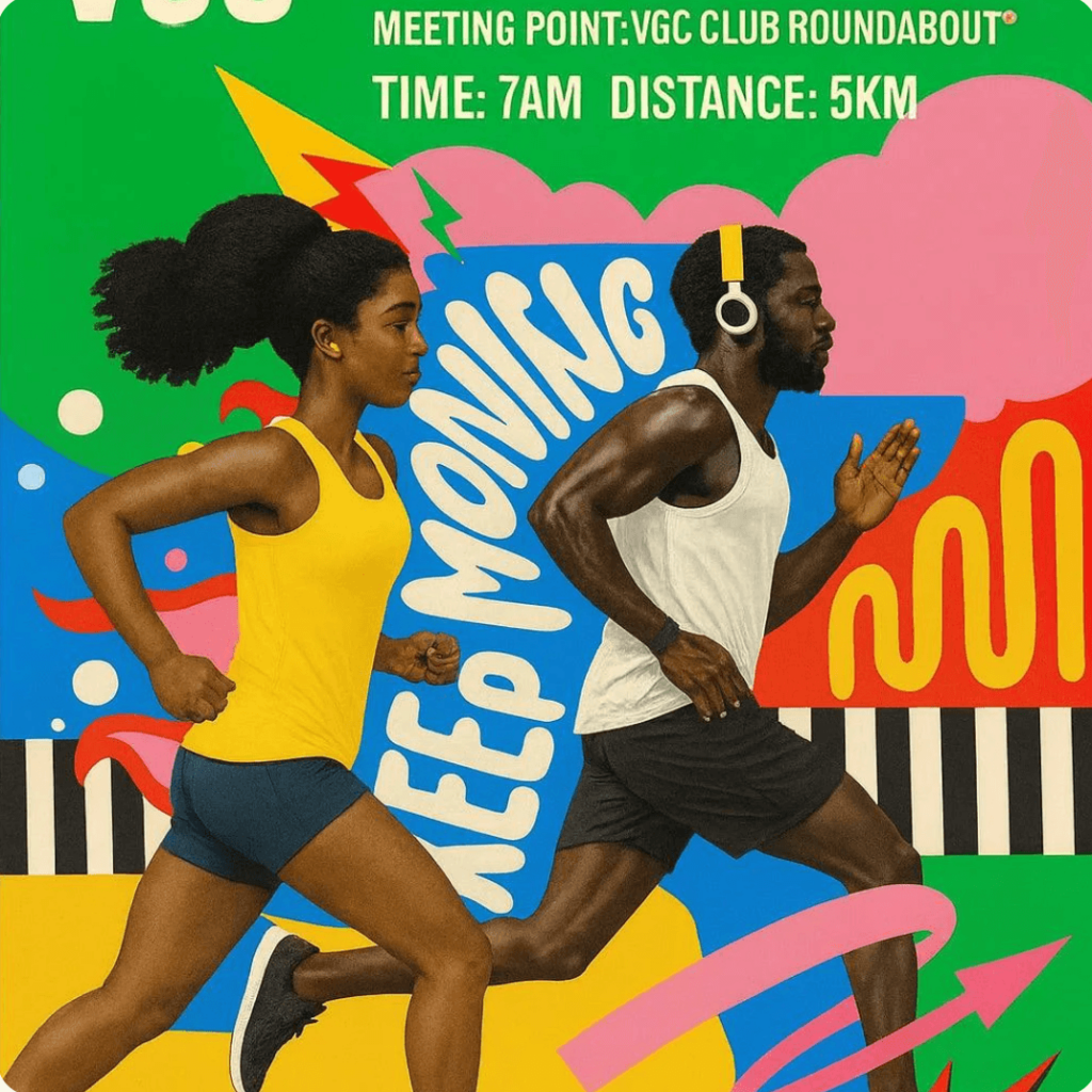 Lagos events: Zero Run Club Victoria Garden City