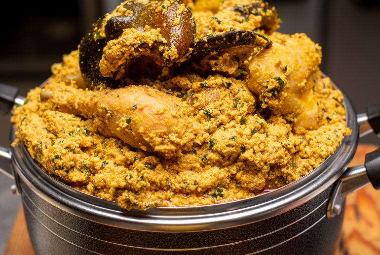 Low budget Egusi soup. Nigerian delicacies