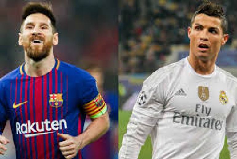 picture showing Ronaldo and Messi as the subject of most football debates