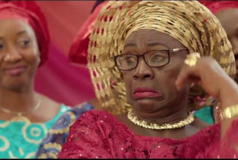 picture showing a Nigerian aunt at an event